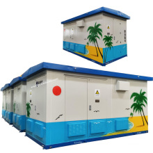 The Prefabricated Compact Transformer Substation with Advanced Designing Beautiful Appearance